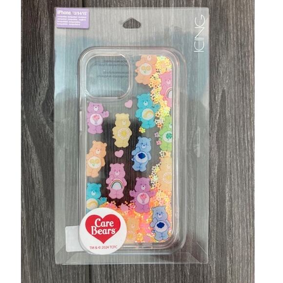 Care Bears Sequins Protective Phone Case - Fits iPhone 13/14/15 - Picture 1 of 8